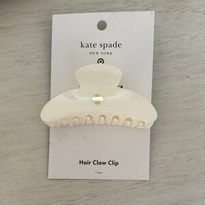 NWT: Kate Spade Ivory Hair Claw Clip